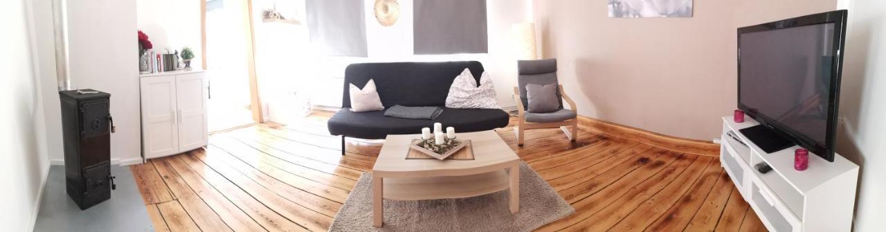 Landidylle Mertensdorf - Ferienwohnung Triglitz Bagian luar foto